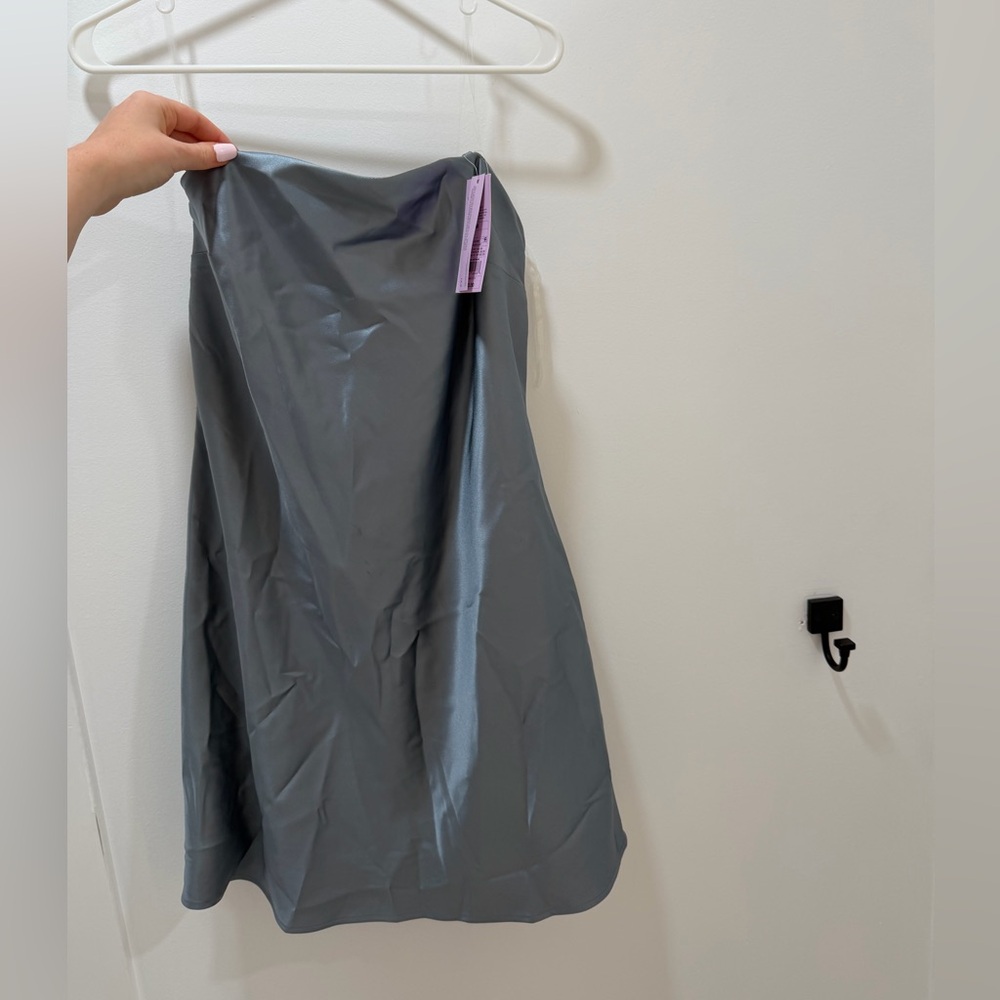 Target Strapless Gray Dress